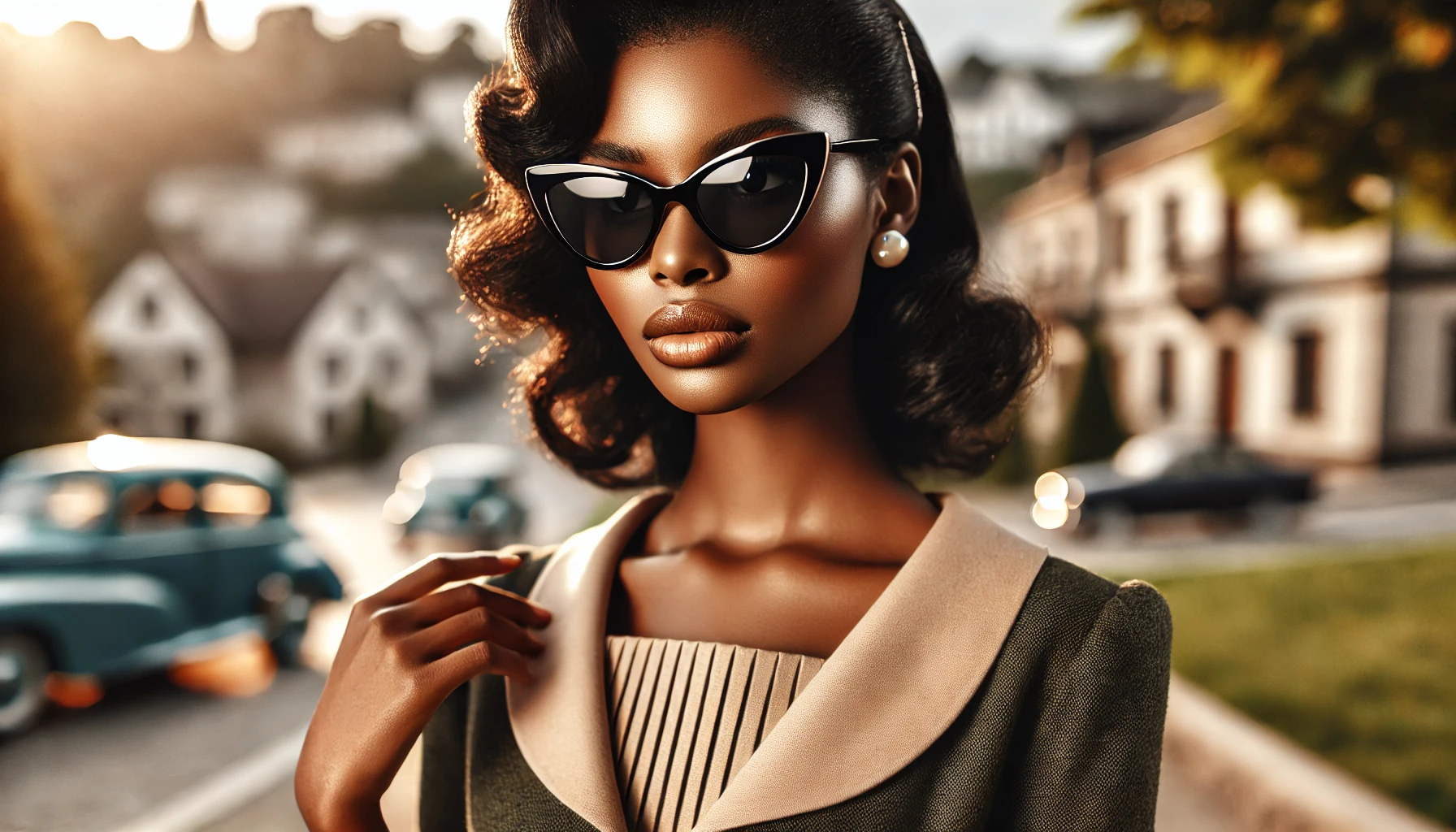 Óculos de Sol Retro Feminino