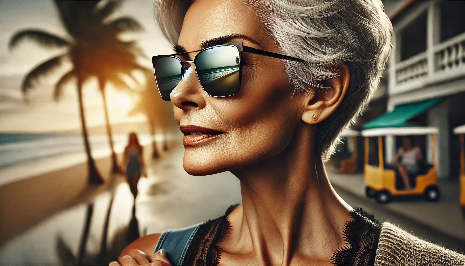 Óculos de Sol Espelhado Feminino