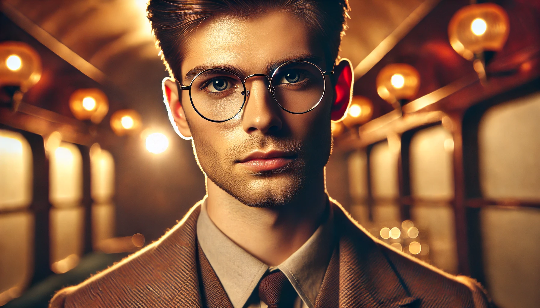Óculos de Grau Masculino Redondo Vintage