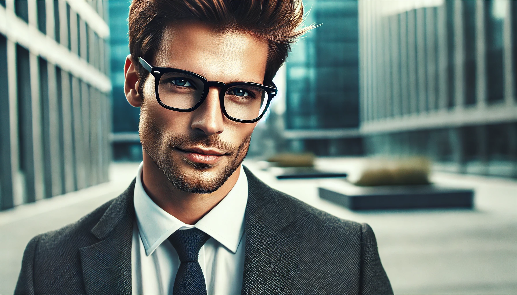 Óculos de Grau Masculino Quadrado Clássico