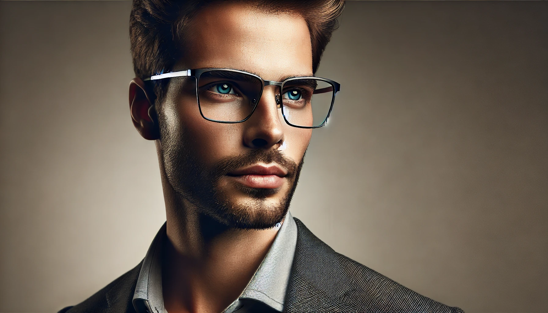 Óculos de Grau Masculino com Aro de Titânio