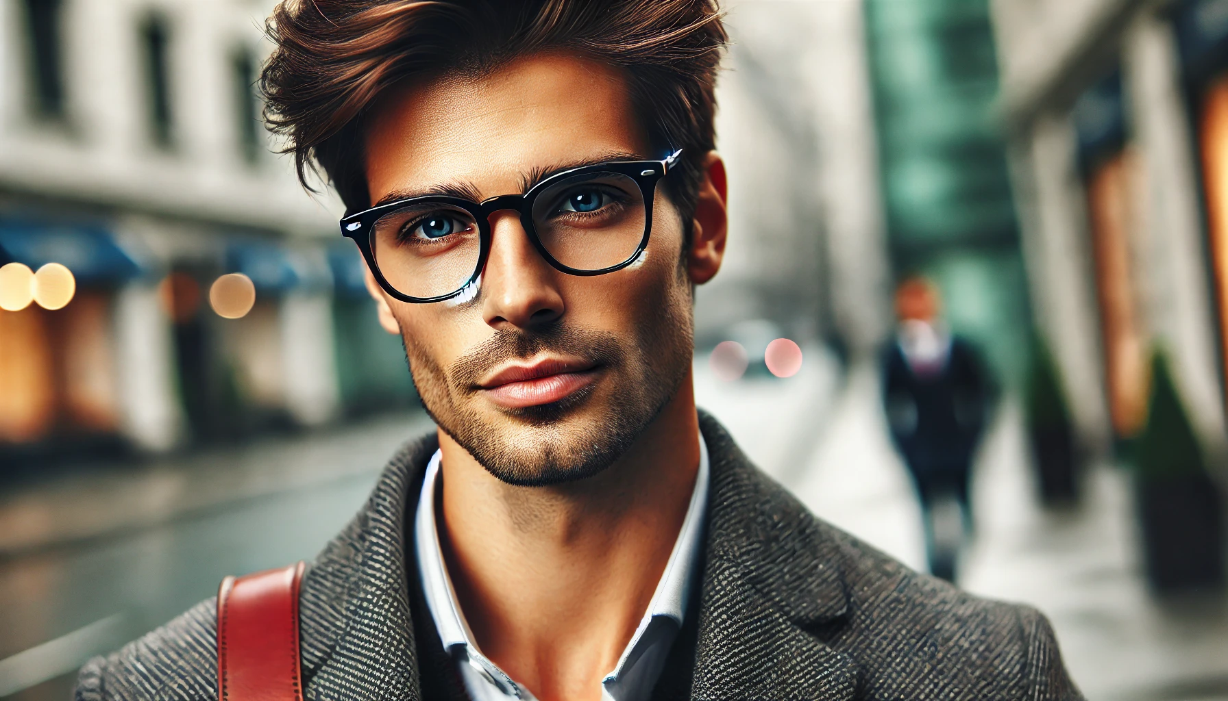 Óculos de Grau Masculino Estilo Wayfarer