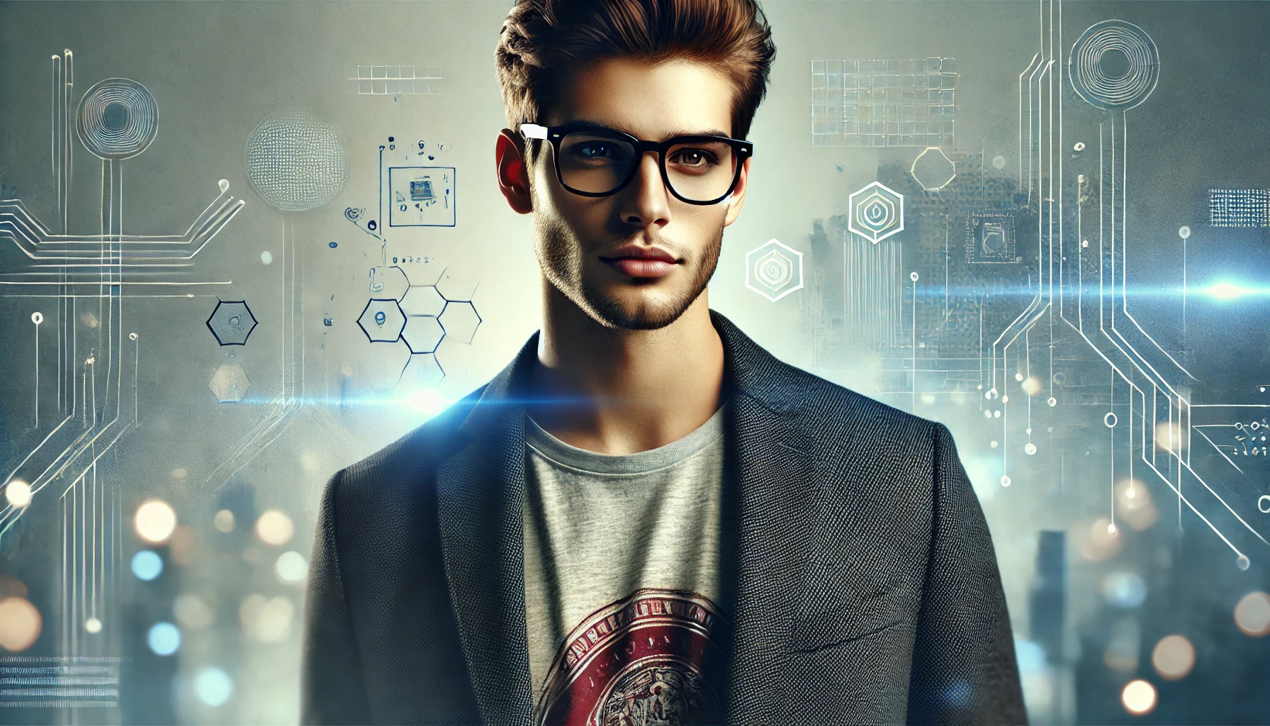 Óculos de Grau Masculino Geek