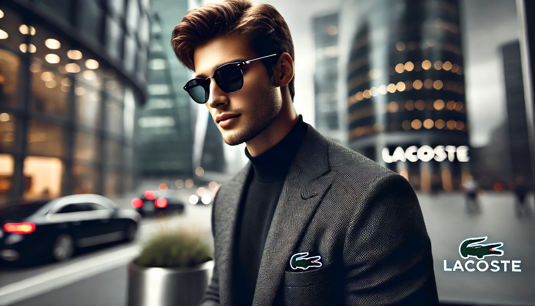 Óculos de Sol Masculino Lacoste