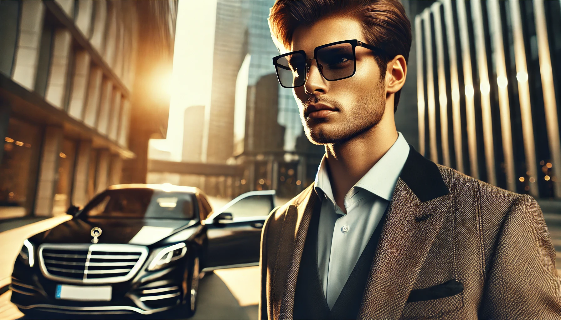 Óculos de Sol Masculino Quadrado