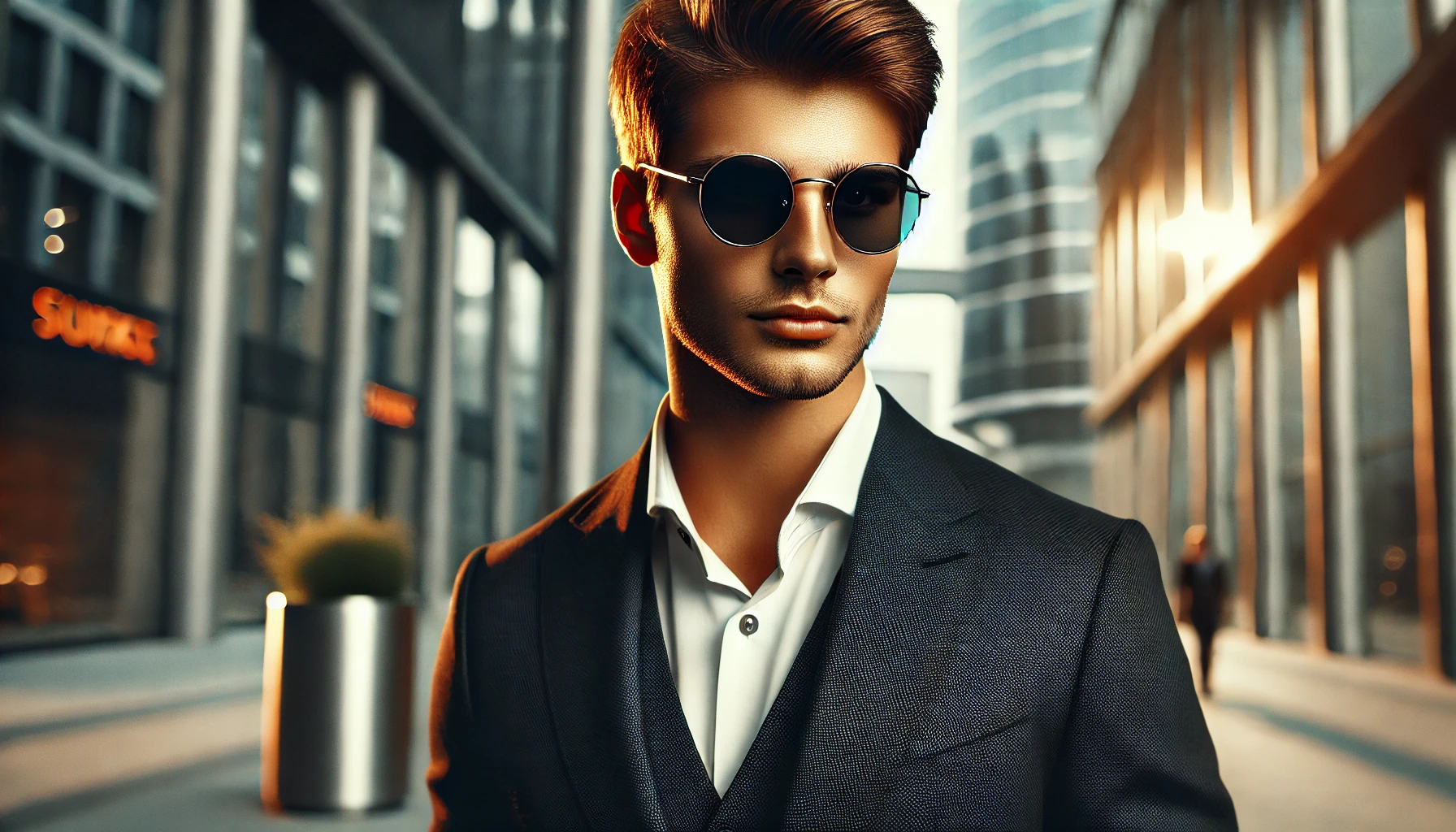 Óculos de Sol Masculino Redondo