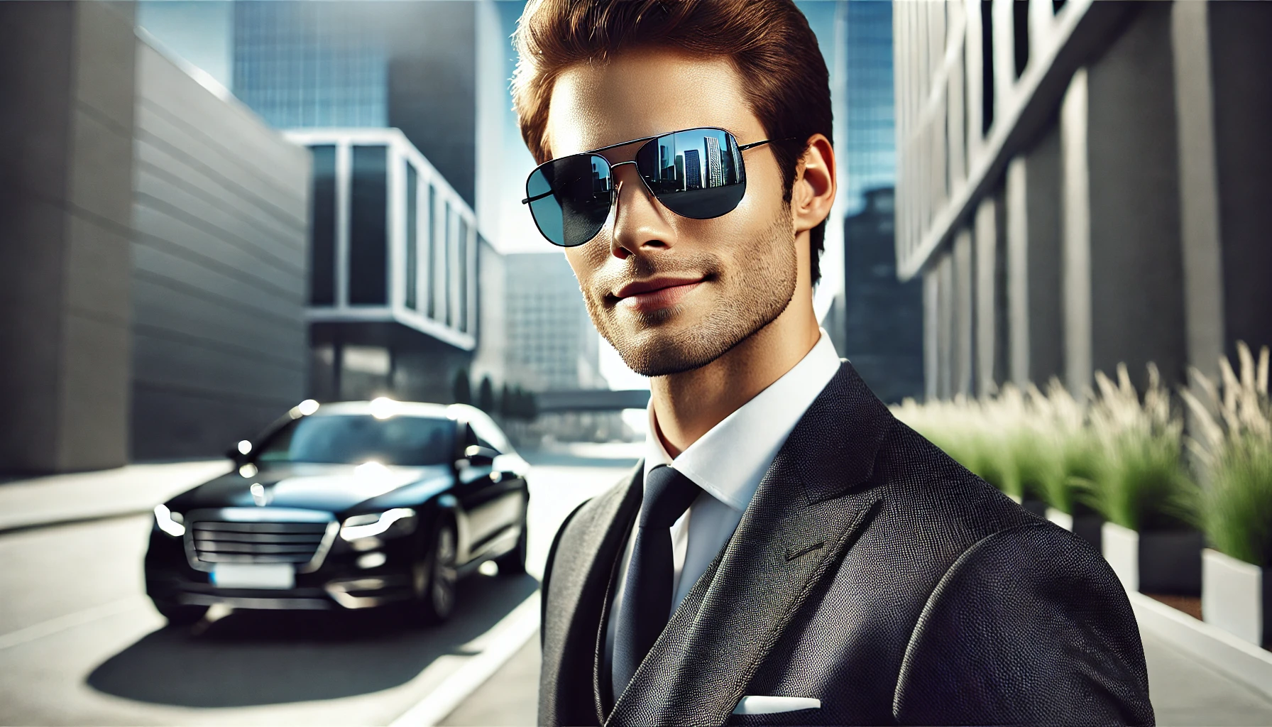 Óculos de Sol Masculino com Lentes Espelhadas