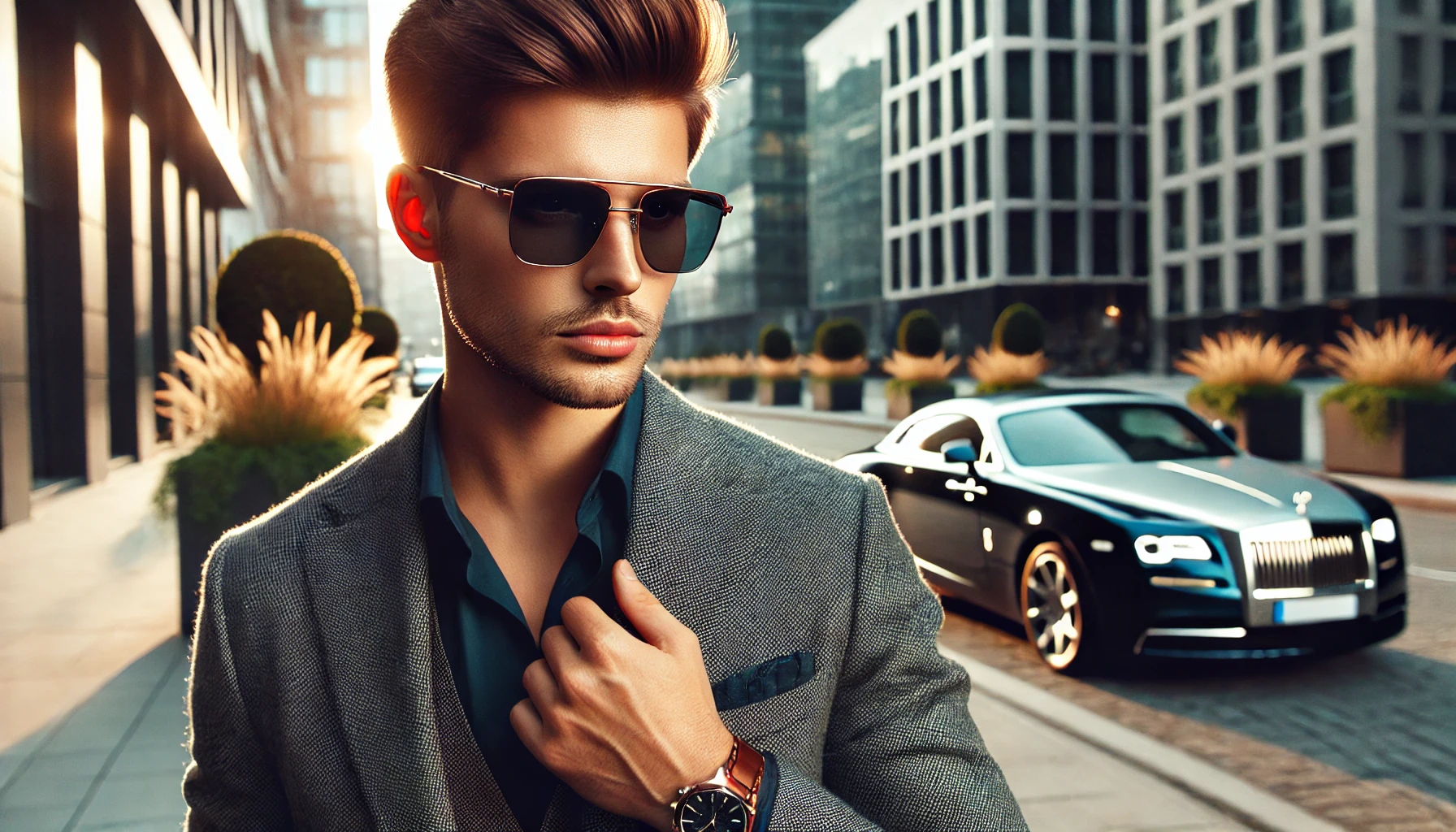 Óculos de Sol Masculino Luxo
