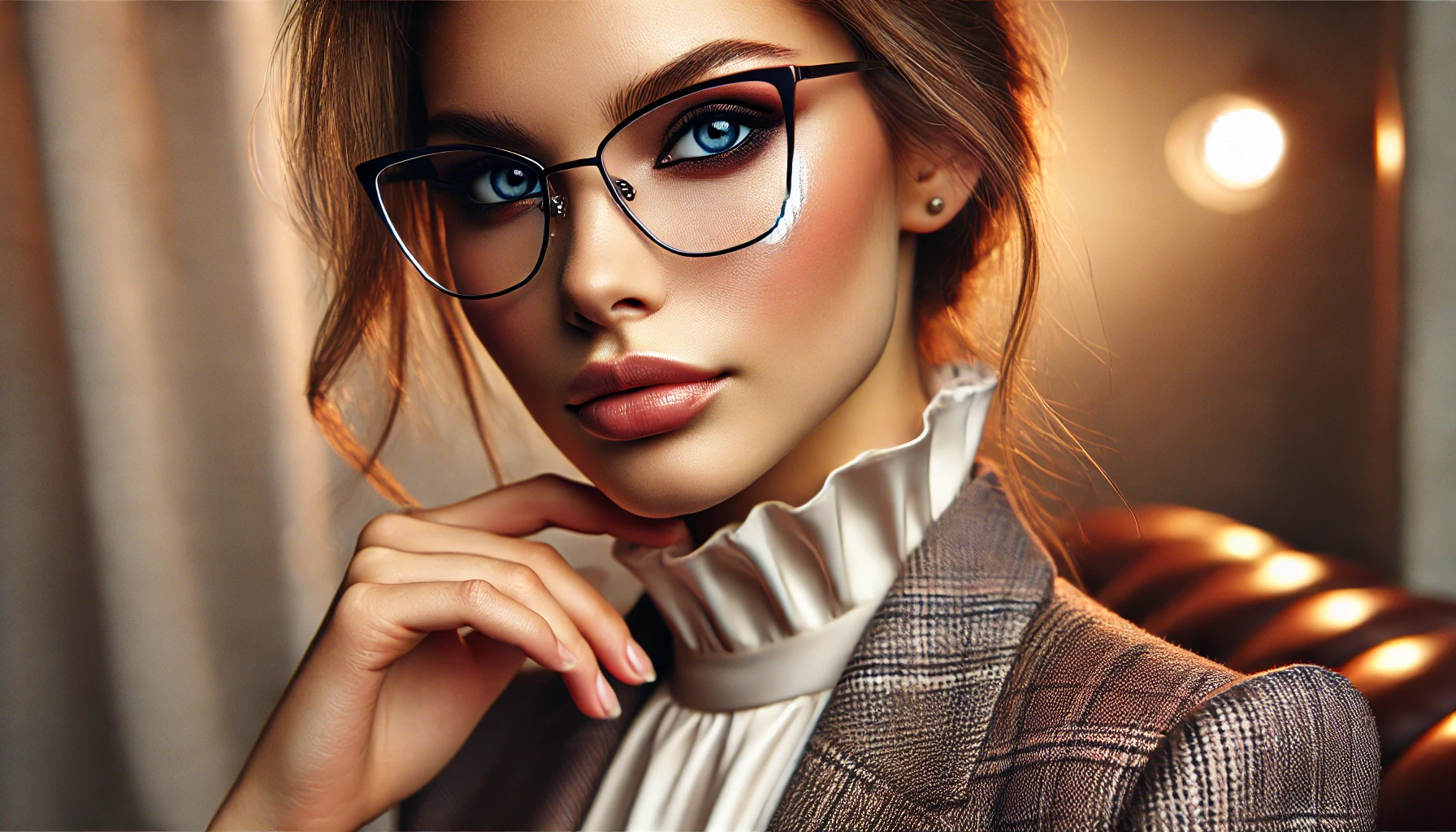 Óculos de Grau Feminino Degradê Moderno
