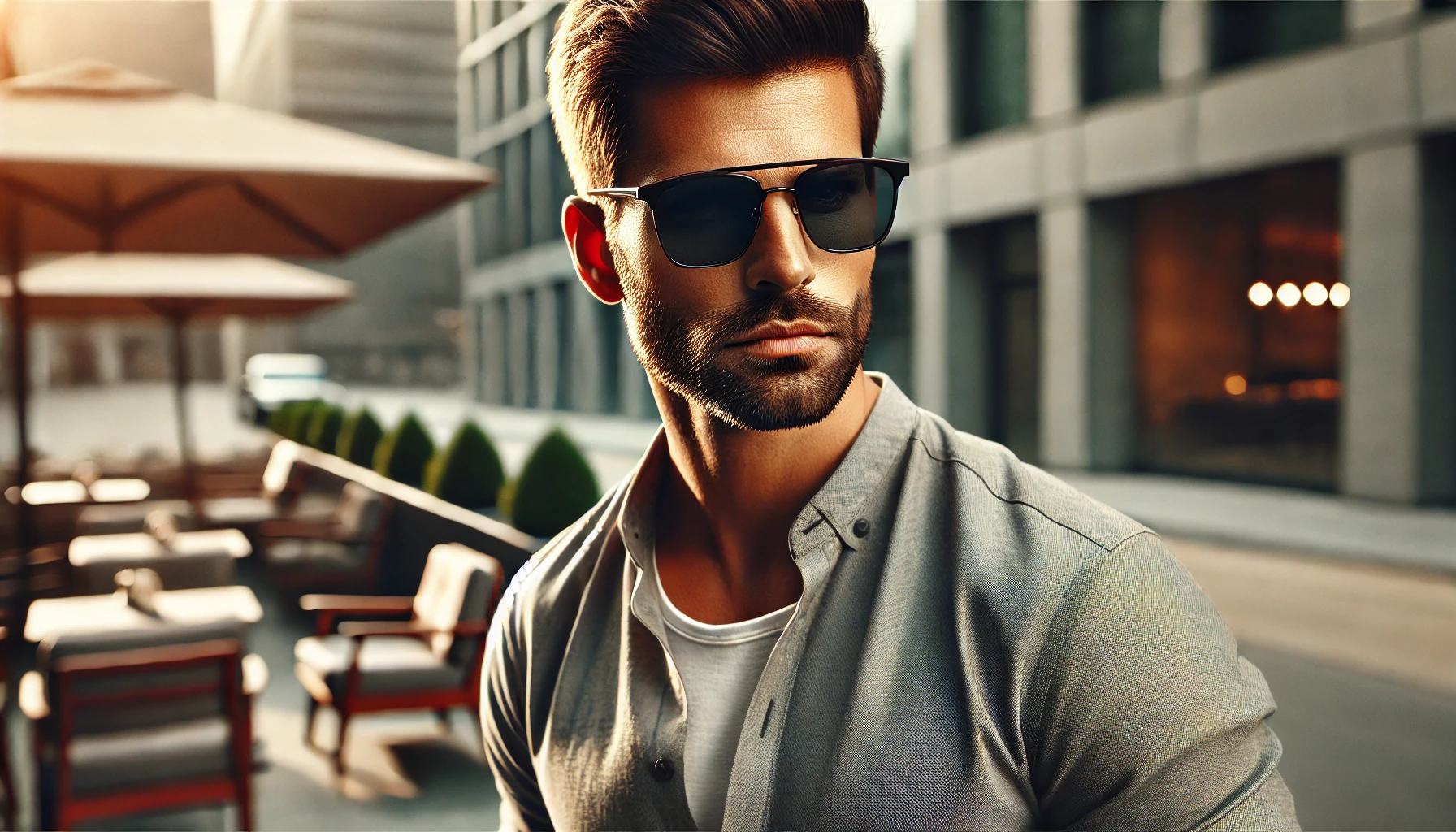 Óculos de Sol Masculino Casual