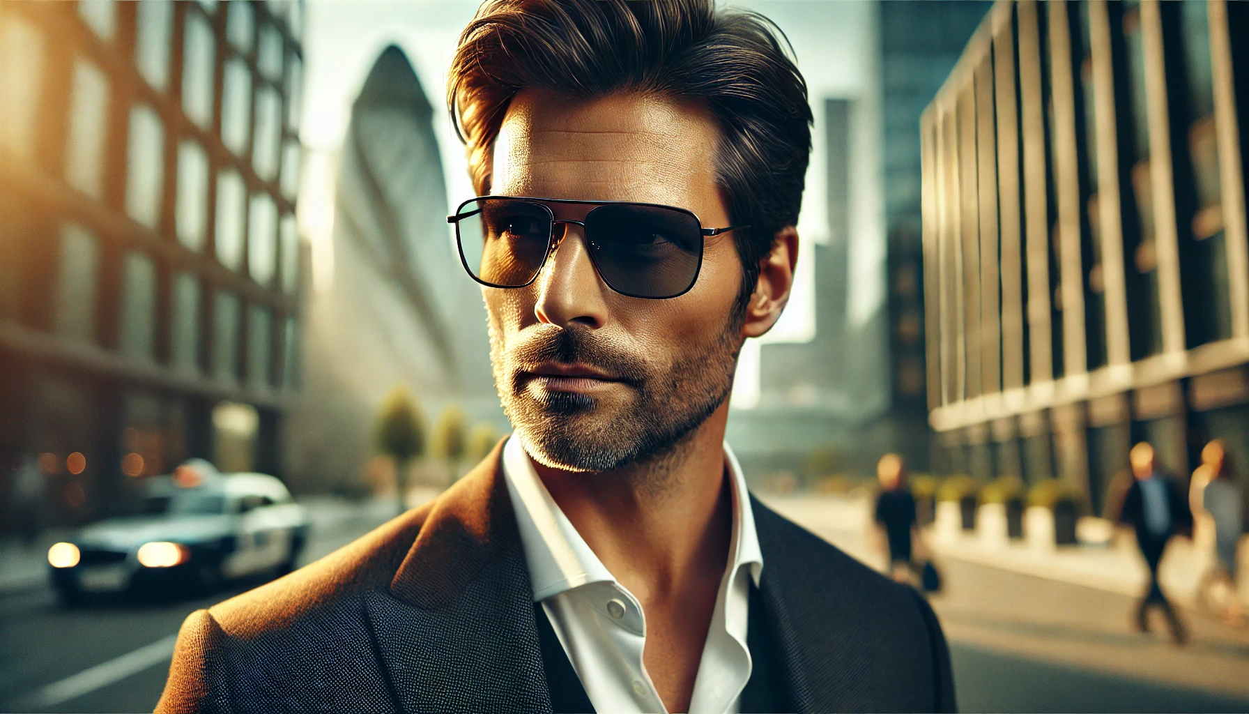 Óculos de Sol Masculino com Lentes Antirreflexo