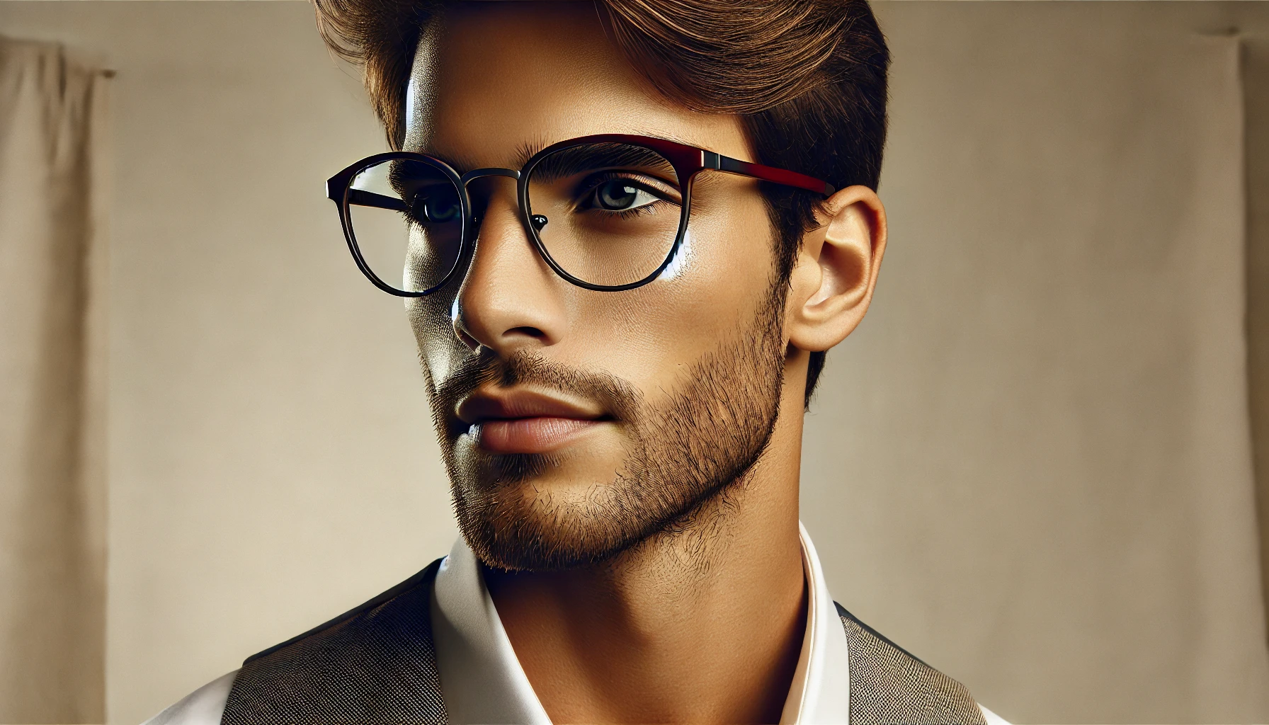 Óculos Masculino de Grau Redondo