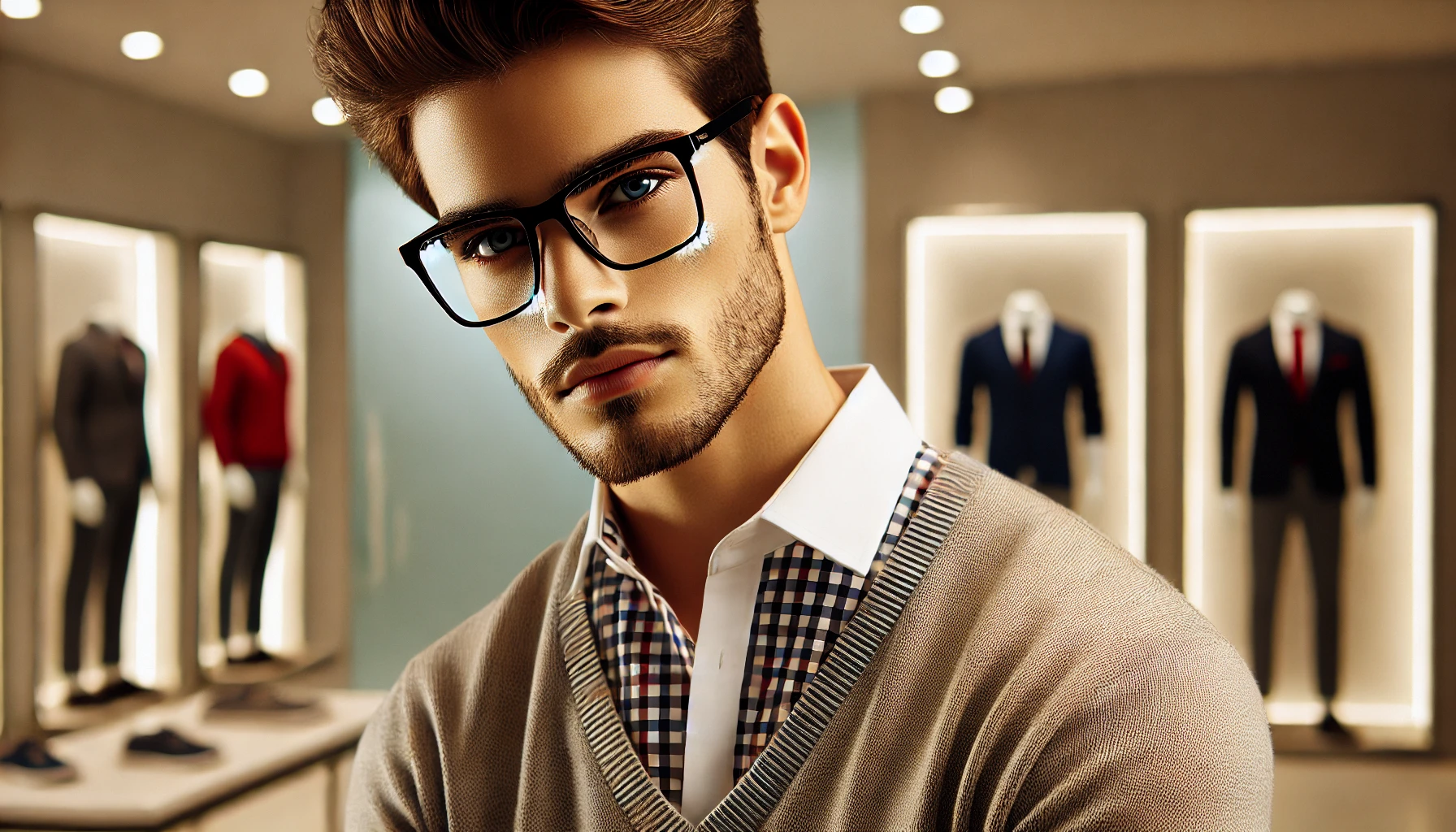 Armação de Óculos Nerd Masculino