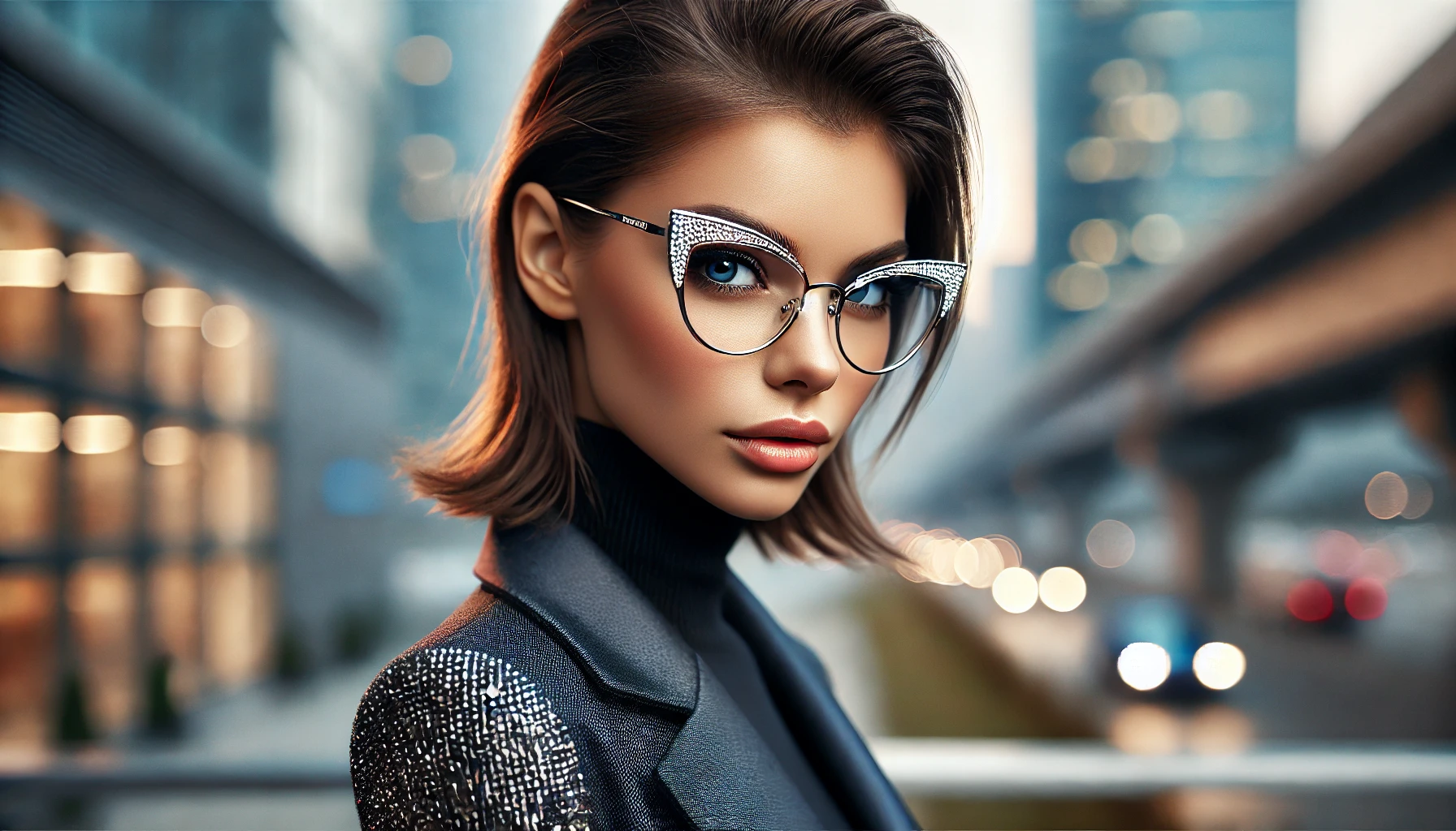 Óculos Swarovski Gatinho