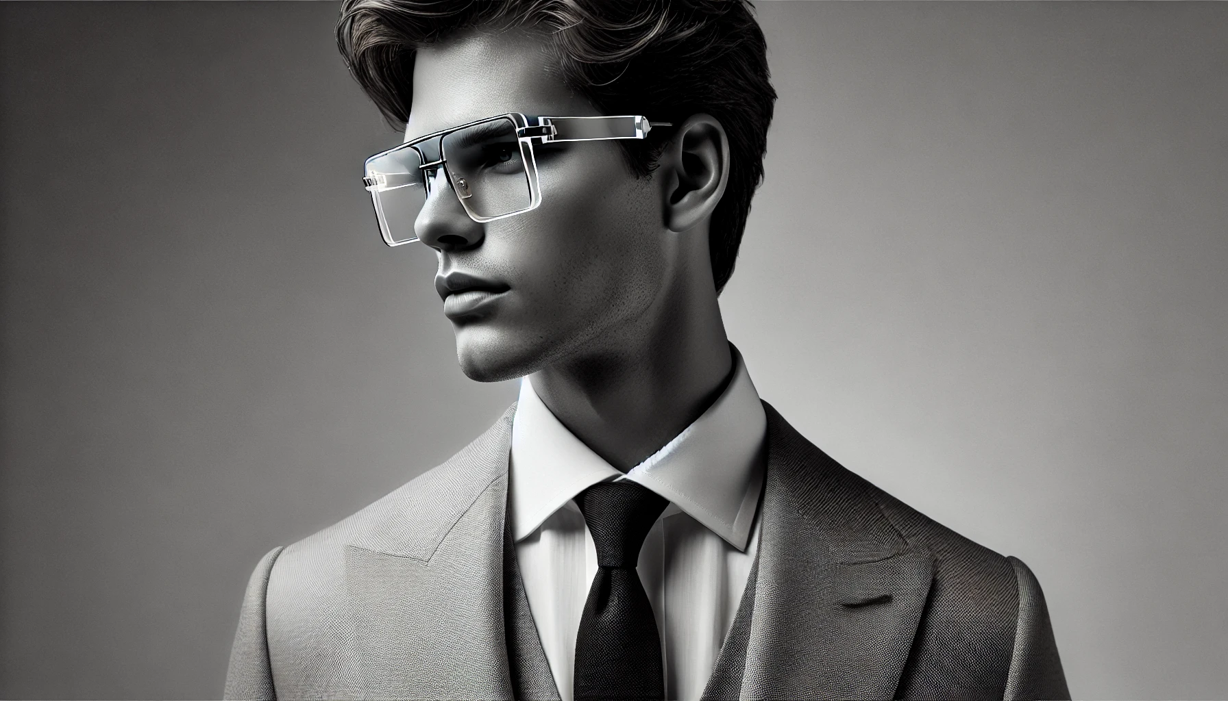 Óculos de Grau Masculino Transparente