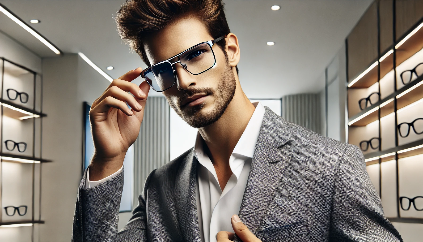 Armação de Óculos de Grau Masculino Grande