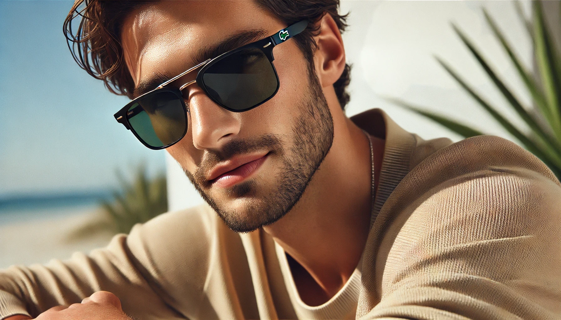 Óculos de Sol Masculino Lacoste Original