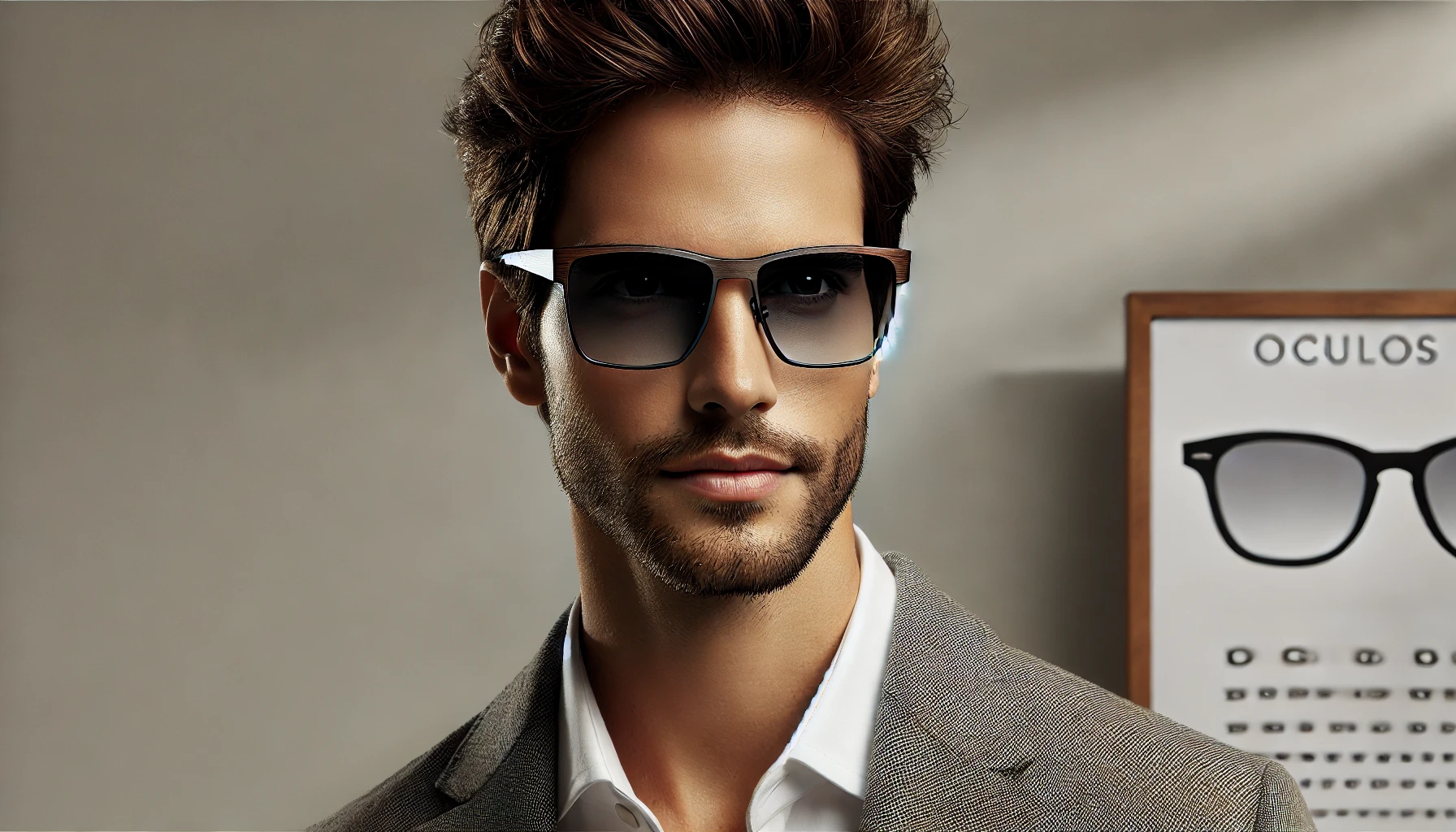Óculos De Grau Masculino Clipon