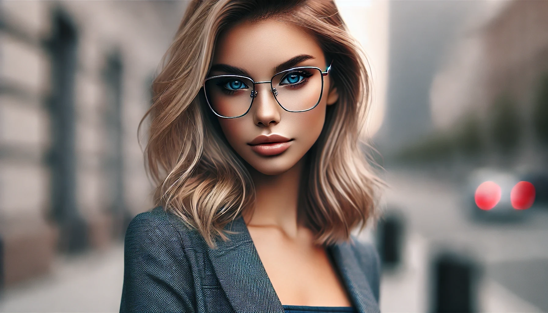 Armação De Óculos Feminino Em Metal