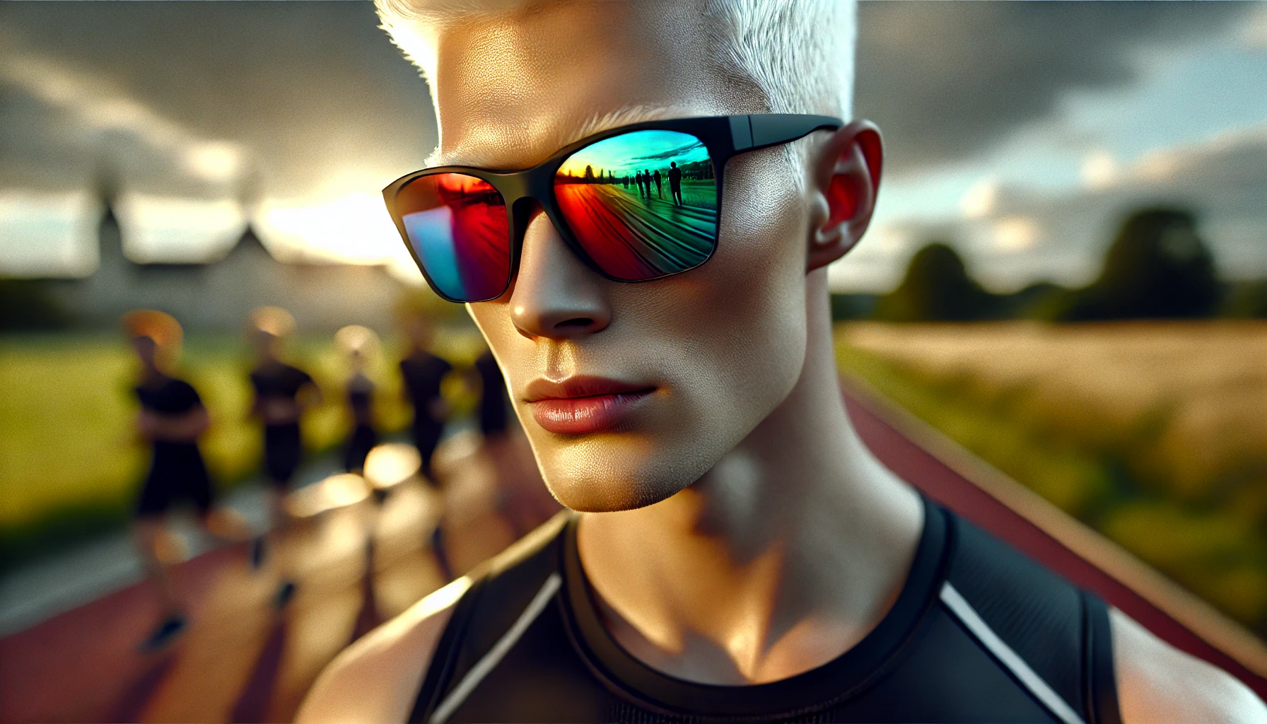 Óculos de Sol Masculino Esportivo Espelhado