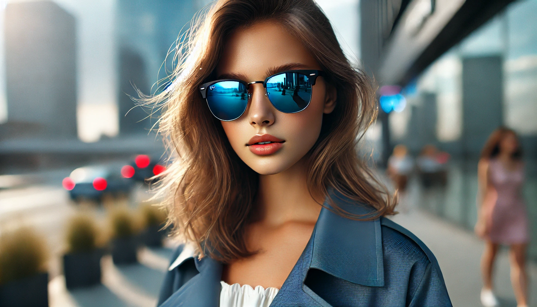 Óculos De Sol Ray Ban Azul Degrade