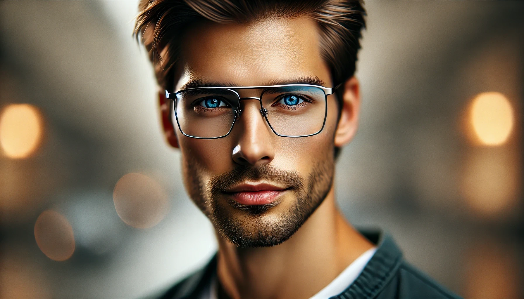 Óculos Quadrado Fino Masculino