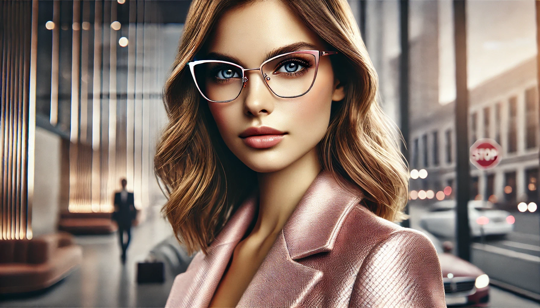 Óculos Michael Kors Grau Rosé