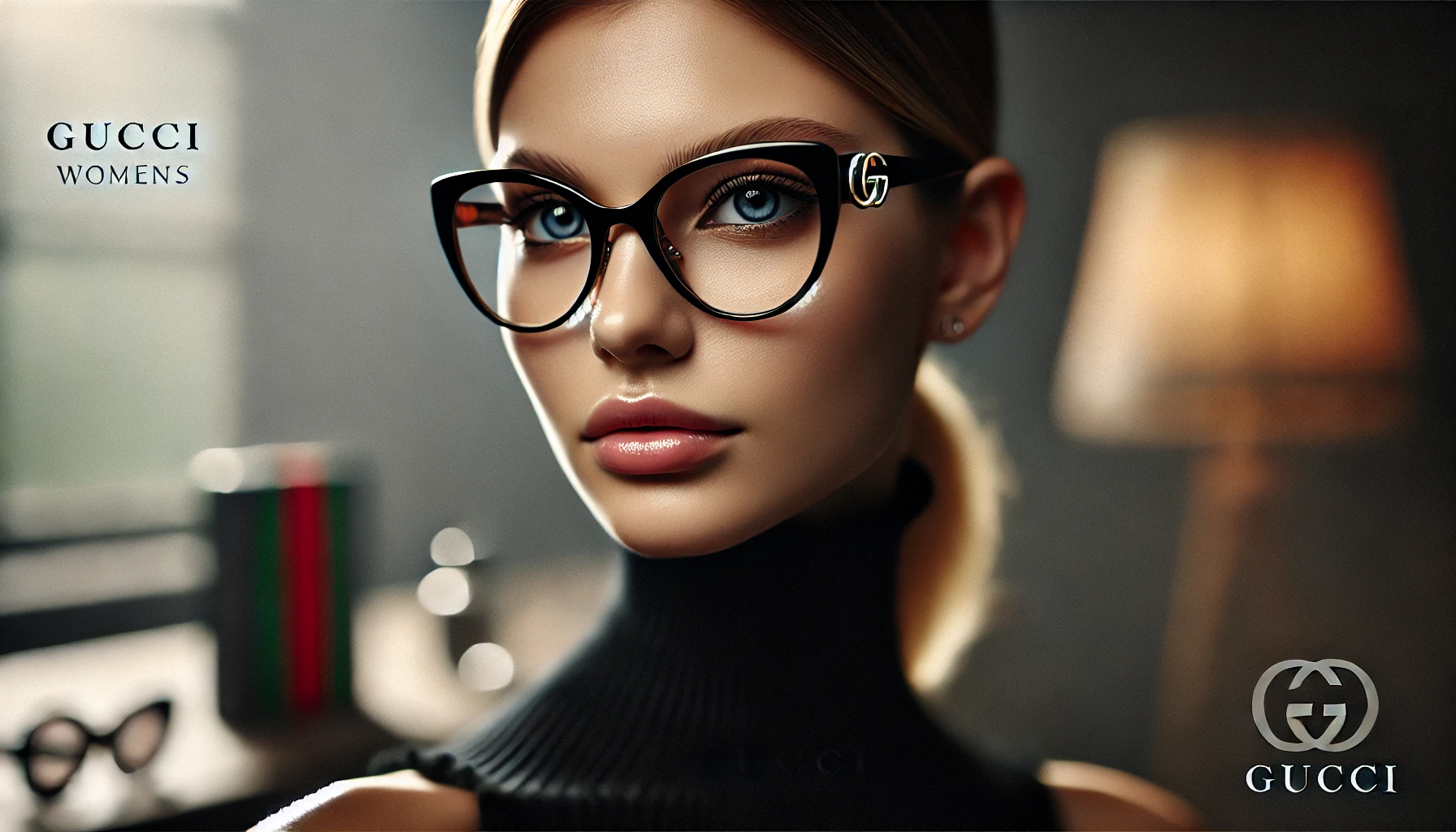 Óculos Gucci Preto Feminino