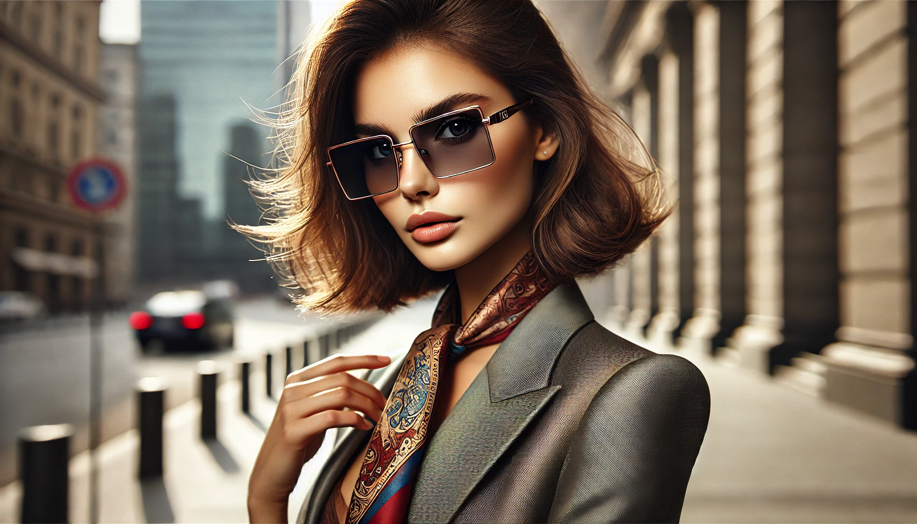 Óculos De Sol Quadrado Feminino Dolce & Gabbana