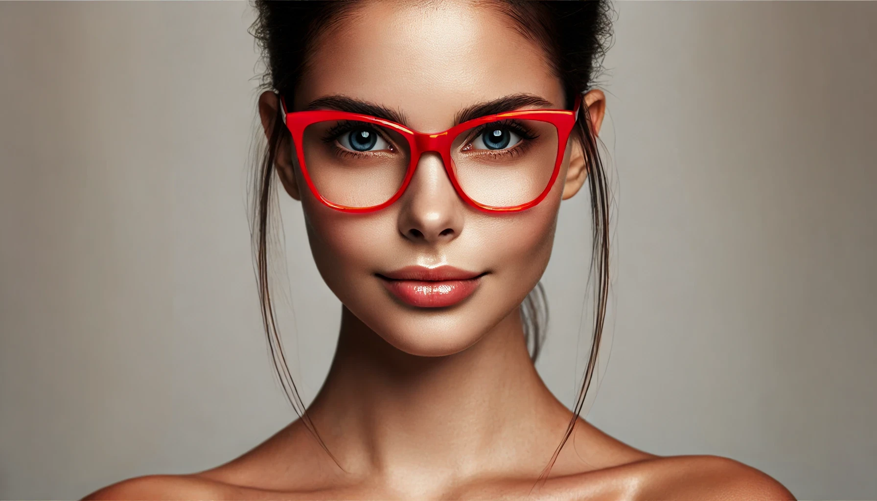 Óculos de Grau Feminino Vermelho Vibrante