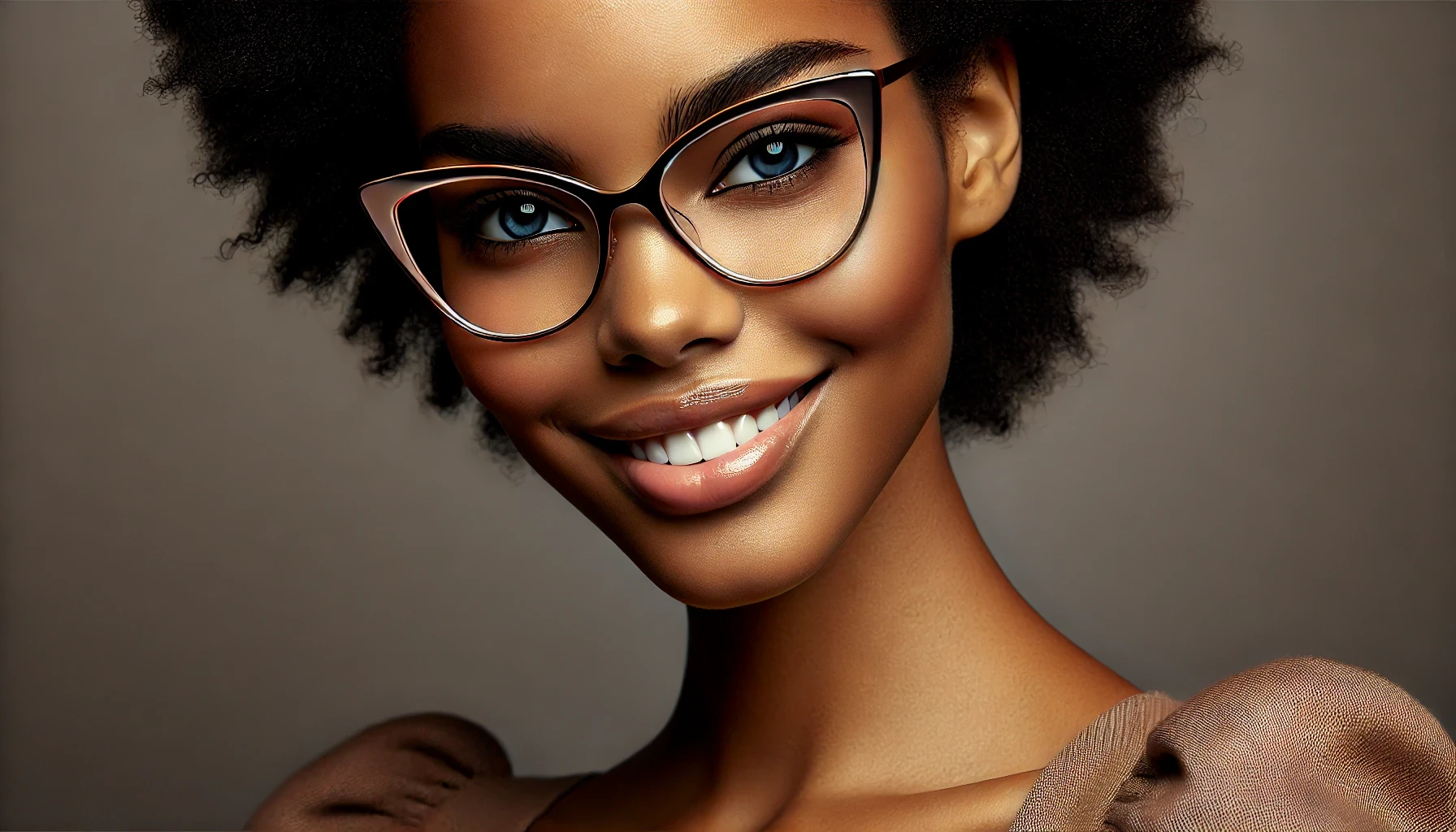 Óculos de Grau Feminino Nude Elegante