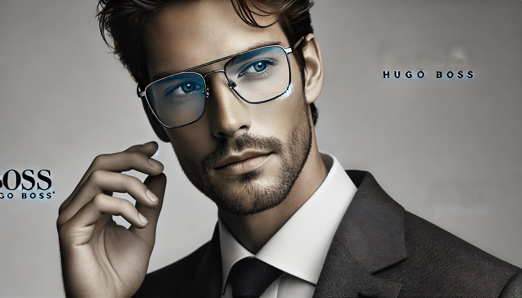 Armação de Óculos de Grau Masculino Hugo Boss