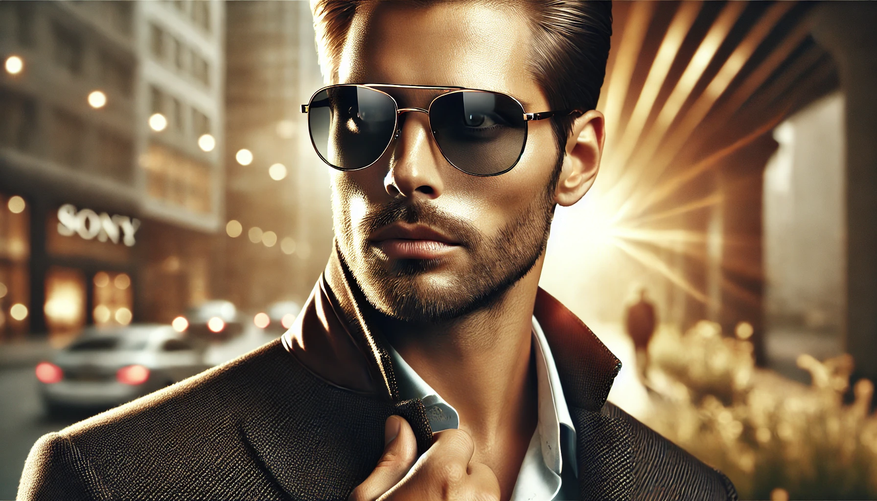 Óculos De Luxo Masculino